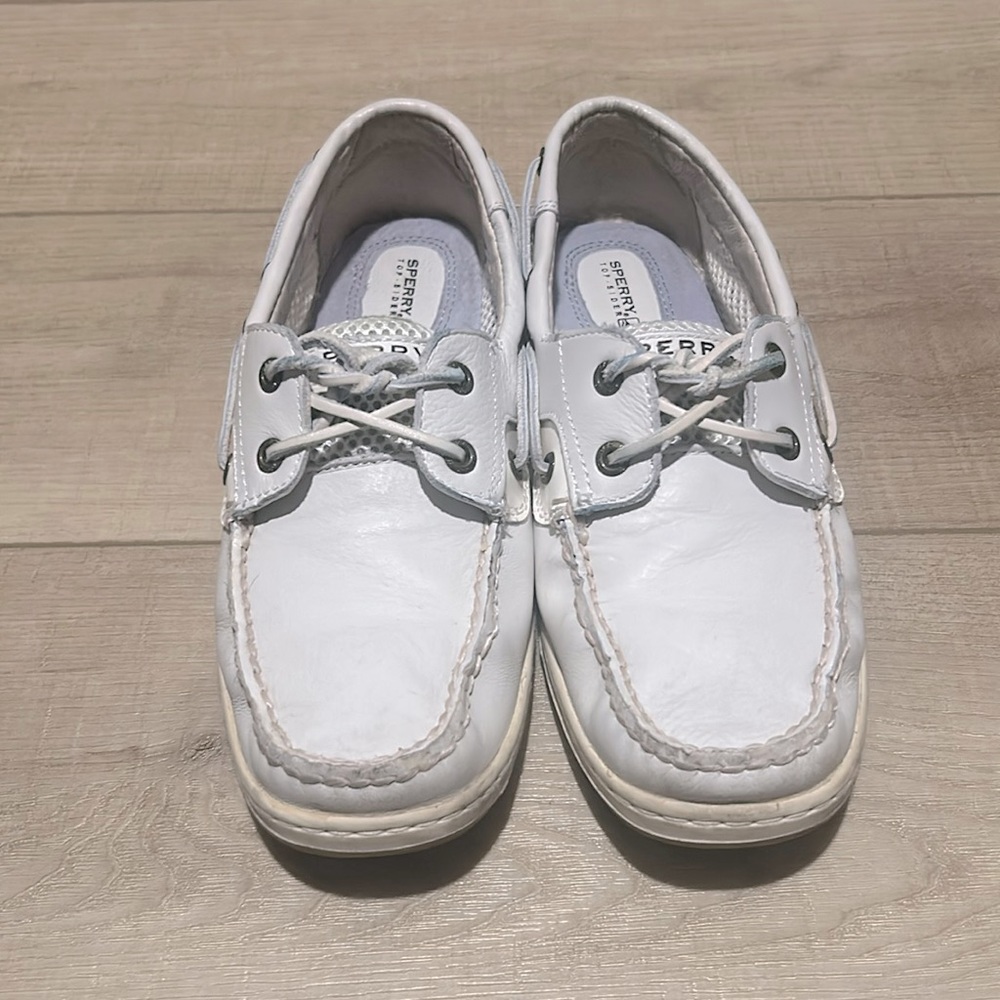 Sperry Women’s Top Sider Boat Shoes, White